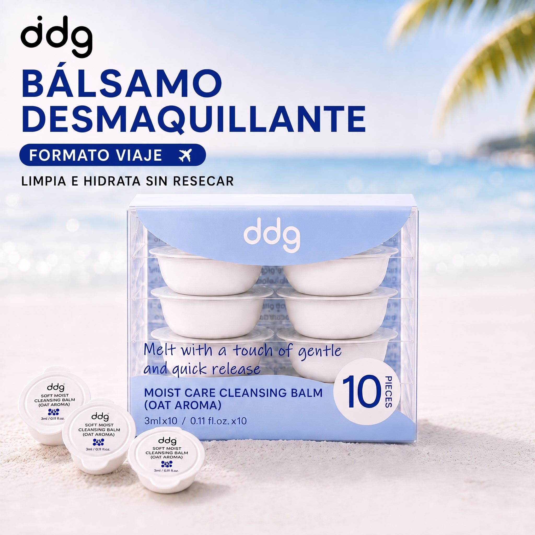 ddg Bálsamo Limpiador Desmaquillante Travel Set 10x3ml