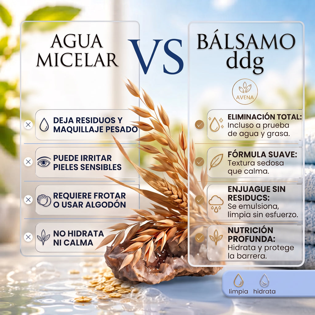 ddg Bálsamo Limpiador Desmaquillante Facial de Avena 50 ml
